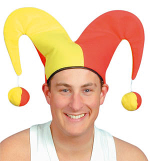 Jester hat with balls