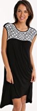 Jets, 1295[^]252308 Expose Scoop Neck Jersey Dress - Black and White