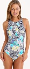 Jets, 1295[^]252298 Radiate High Neck One Piece - Paradise