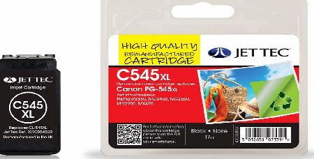 JetTec---Ink-Cartridge Canon PG-545 XL Black Remanufactured Ink