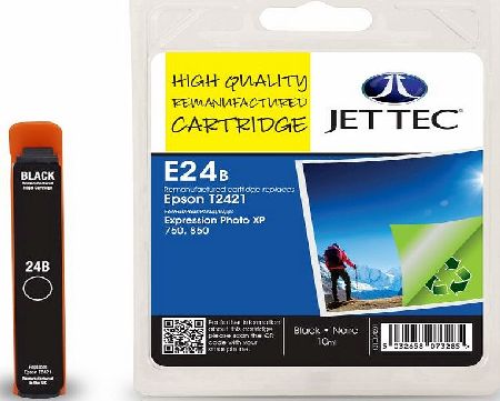 JetTec---Ink-Cartridge Epson T2421 Black Remanufactured Ink Cartridge