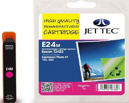 JetTec---Ink-Cartridge Epson T2423 Magenta Remanufactured Ink Cartridge