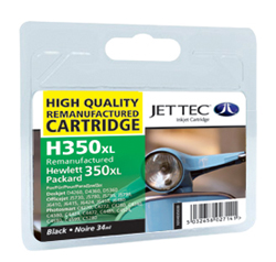 JetTec---Ink-Cartridge HP350XL CB336EE Black Remanufactured Ink