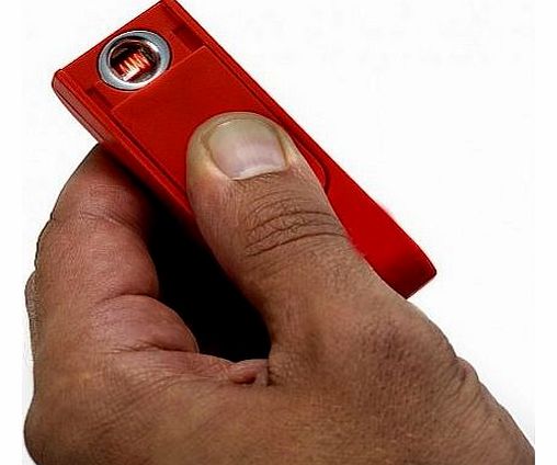 JiggerUK Original Branded Jigger UK Windproof Long Lasting Environment Friendly USB Cigarette Lighter - Red