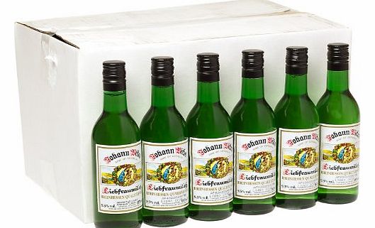Johann Bihn Liebfraumilch 18.75cl White Wine Miniature - 24 Pack