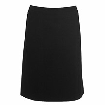 John by John Richmond Black cord knee length skirt