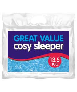 john cotton Cosy Sleeper Budget 13.5 Tog Duvet - Double
