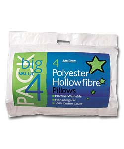 Pack of 4 Big Value Pillows