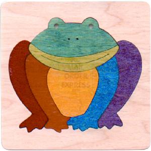 George Luck Frog Rainbow Fun