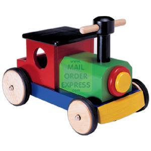 PINTOY Sit N Ride Wooden Train engine