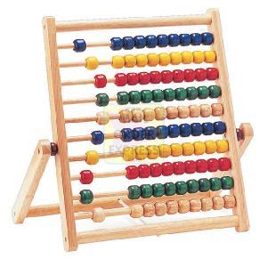 PINTOY Wooden 10 Strand Abacus