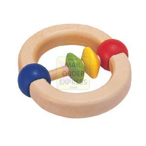 PINTOY Wooden Baby Rattle