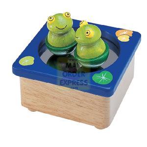 PINTOY Wooden Dancing Frogs