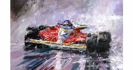 On The Limit - Gilles Villeneuve - 1978 Canadian Grand Prix- Ferrari 312 T2 - Paper Print - Gicle
