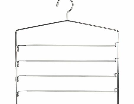 John Lewis 4 Bar Slack Rack, White
