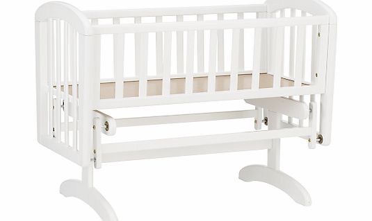 John Lewis Anna Glider Crib, White