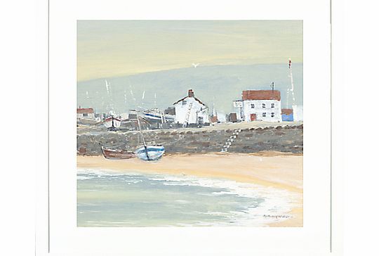 John Lewis Anthony Waller - The Slipway Framed Print, 45 x