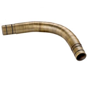 Antiqued Brass Flexible Bay Bend- 30mm