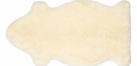 John Lewis Baby Sheepskin Comforter, Ivory