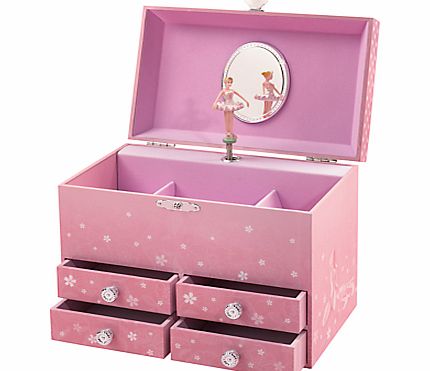 Ballerina Musical Jewellery Box, Large