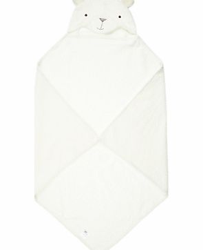 John Lewis Bear Baby Cuddle Robe, Neutral