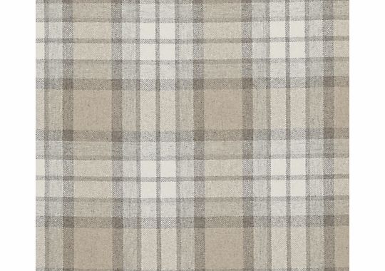 John Lewis Beatrix Woven Check Fabric, Natural,