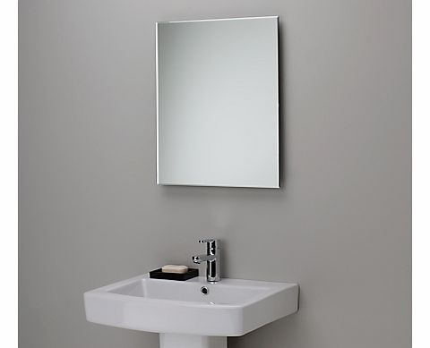 Bevelled Edge Bathroom Mirror, H45 x