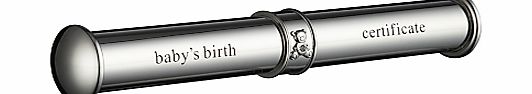 John Lewis Birth Certificate Holder, Silver