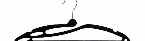 John Lewis Black Flocked Swan Hanger, Set of 3