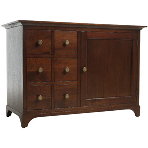 John Lewis Brighton 6 Drawer Hi-Fi Cabinet
