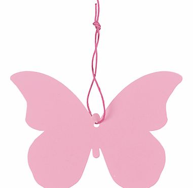 John Lewis Butterfly Gift Tags, Pink, Pack of 5
