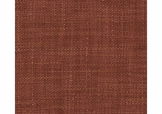 John Lewis Buxton Semi Plain Fabric, Terracotta,