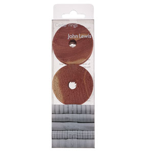John Lewis Cedarwood Rings- Pack of 6