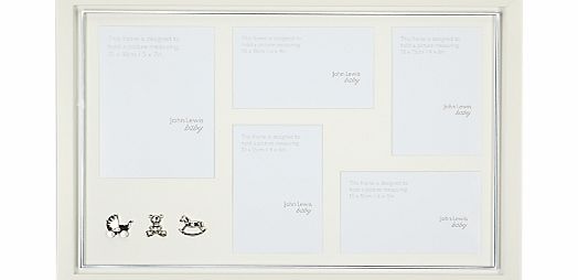 John Lewis Collage Photo Frame, Ivory