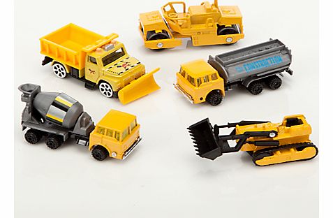 Construction Vehicles, Pack of 5