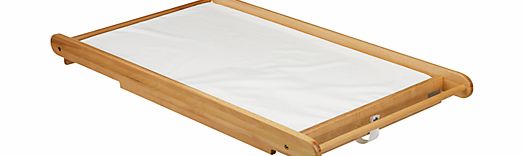 John Lewis Cot Top Changer and Changing Mat, Beech