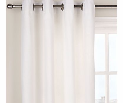 Cotton Rib Lined Eyelet Curtains