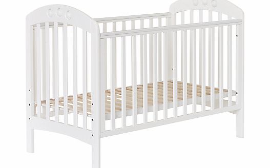 John Lewis Elena Playbead Cot, White