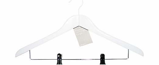 John Lewis FSC Combination Hanger, White