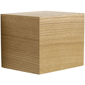 Geo Chunky Block Shelves- Set of 3- Oak