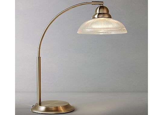 John Lewis George Table Lamp, Satin Nickel