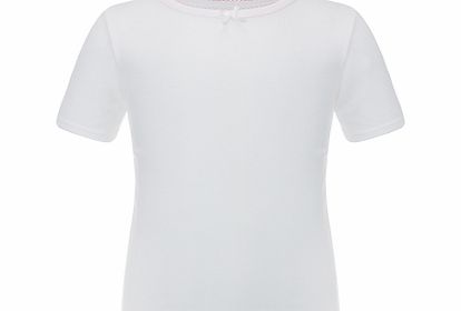 Thermal Short Sleeve Vest, White