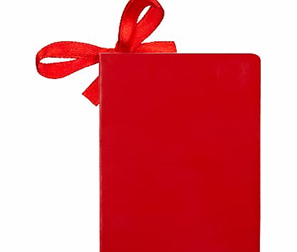John Lewis Glossy Gift Tag, Red