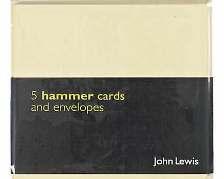 Hammer Card and Envelope Sets, 5, Ivory