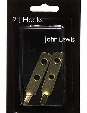 John Lewis J Hooks, Pack of 2
