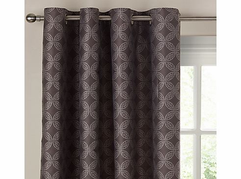 John Lewis Kaleidoscope Lined Eyelet Curtains,