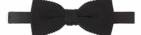 Knitted Bow Tie, Black