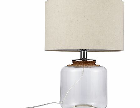 John Lewis Mablethorpe Glass and Rope Table Lamp