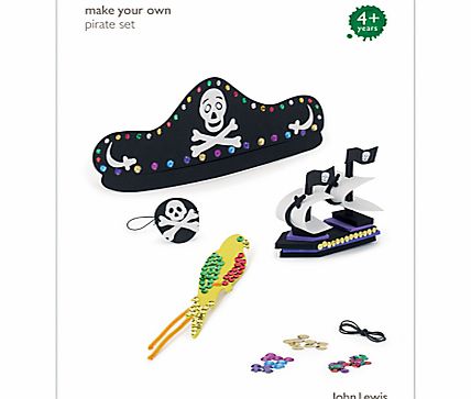 John Lewis Make Your Own Pirate Set