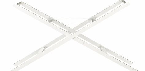 John Lewis Moses Basket Stand, White